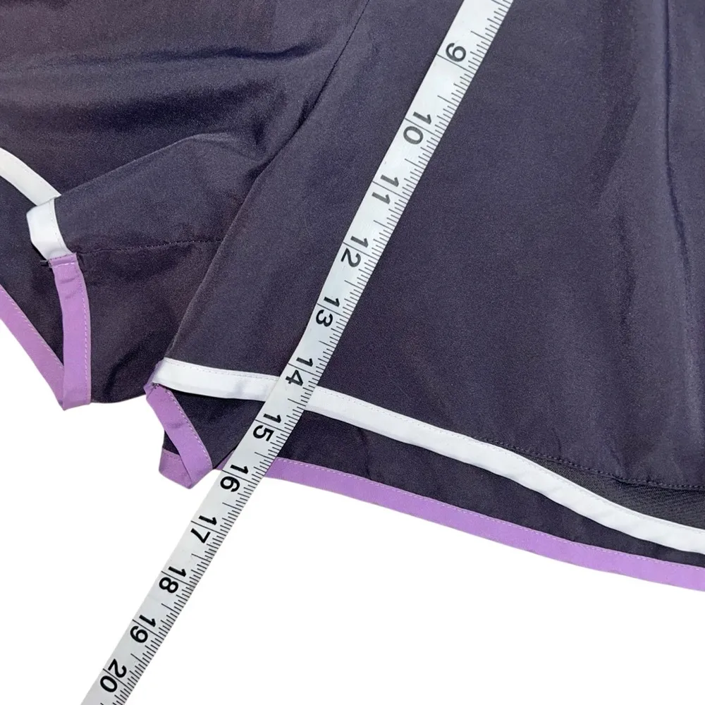 Purple Fila Workout Athletic Shorts Fitness Sport Design Women’s Size X-Large! - Image 3