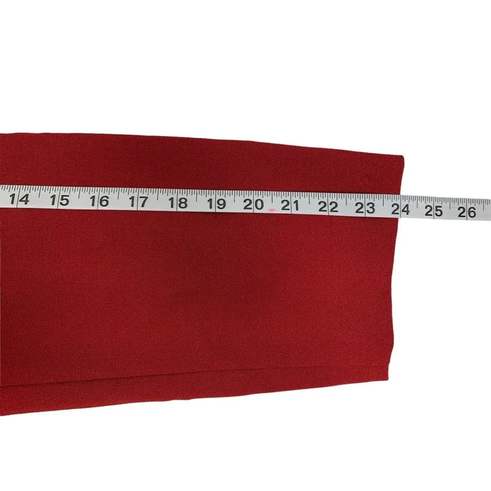 Tahari Arthur S. Levine Women's Ruby Red Jacket & Skirt Suit Set - Image 8