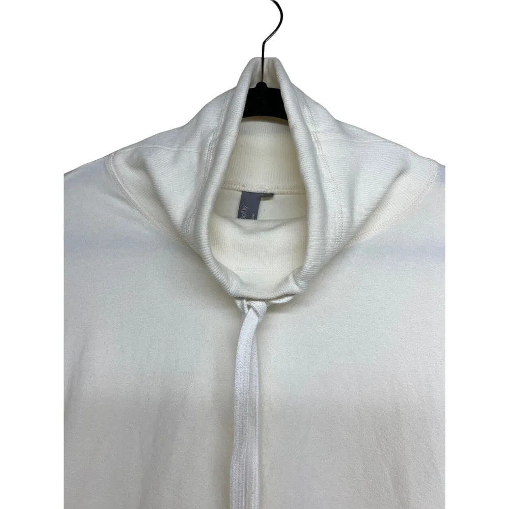 Sweaty Betty Funnel Neck Harmonise Luxe Sweatshirt Cream Women’s Size Medium - Image 3