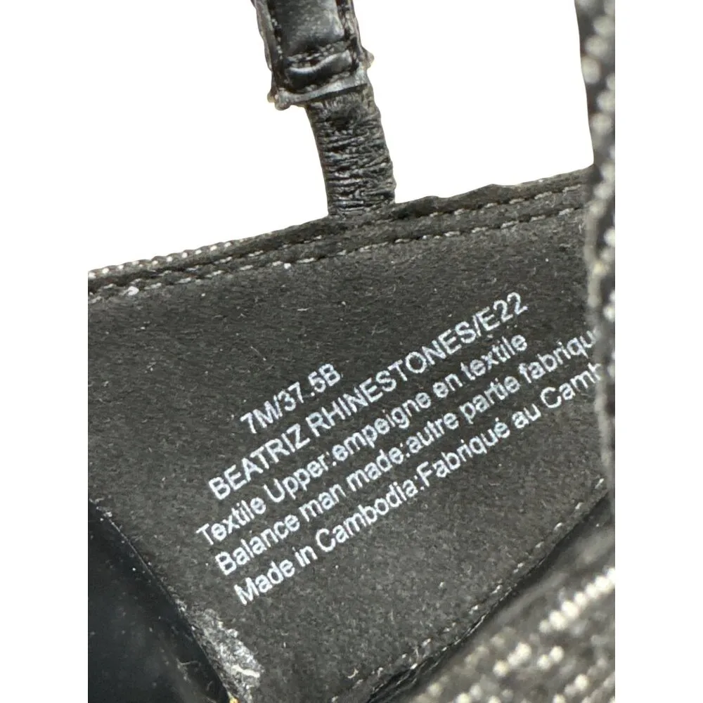 Karl Lagerfeld Paris Womens blue Rhinestone 4 inch Heels Size 7M SKU 7606 - Image 11