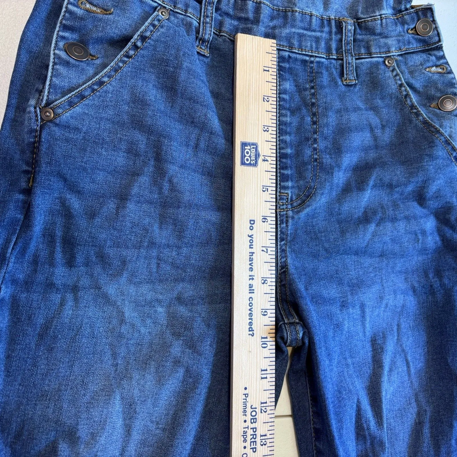 Celebrity Pink Women Jean Overalls-blue 100% cotton denim bib/Jumper Size Medium - Image 14