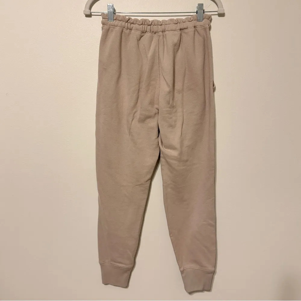 Abercrombie & Fitch Soft A&F Cloud Joggers Size Small Short Beige Tan Sweatpants - Image 6