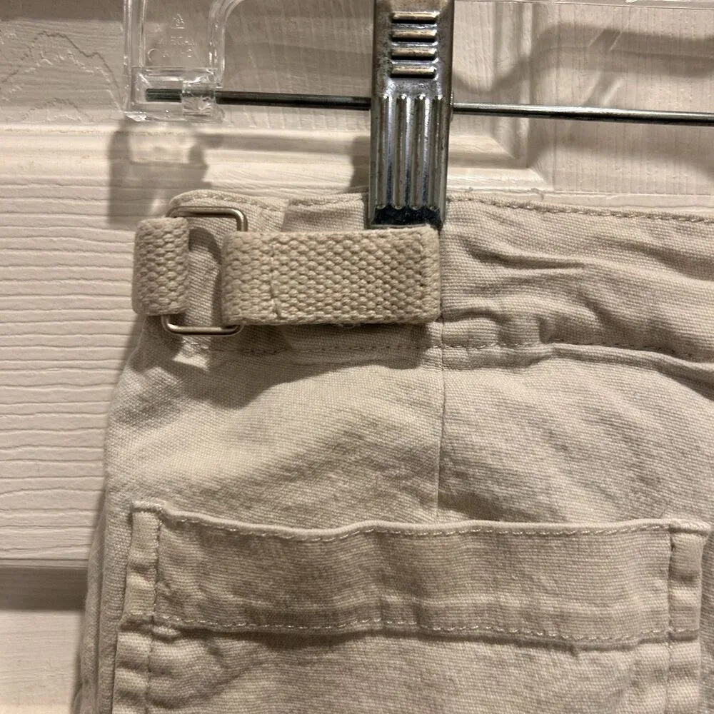 Vintage Y2K Gasoline Low Rise‎ Khaki Tan Shorts 3” Inseam Women’s Size 5/6 - Image 6