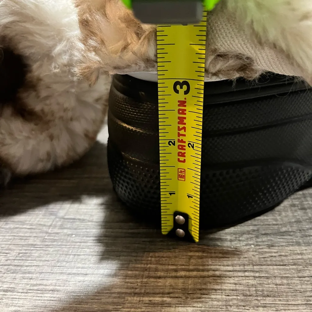 Olivia Miller faux-fur clogs. platform sole,cozy faux-fur lining.  Size 8.5 - Image 7