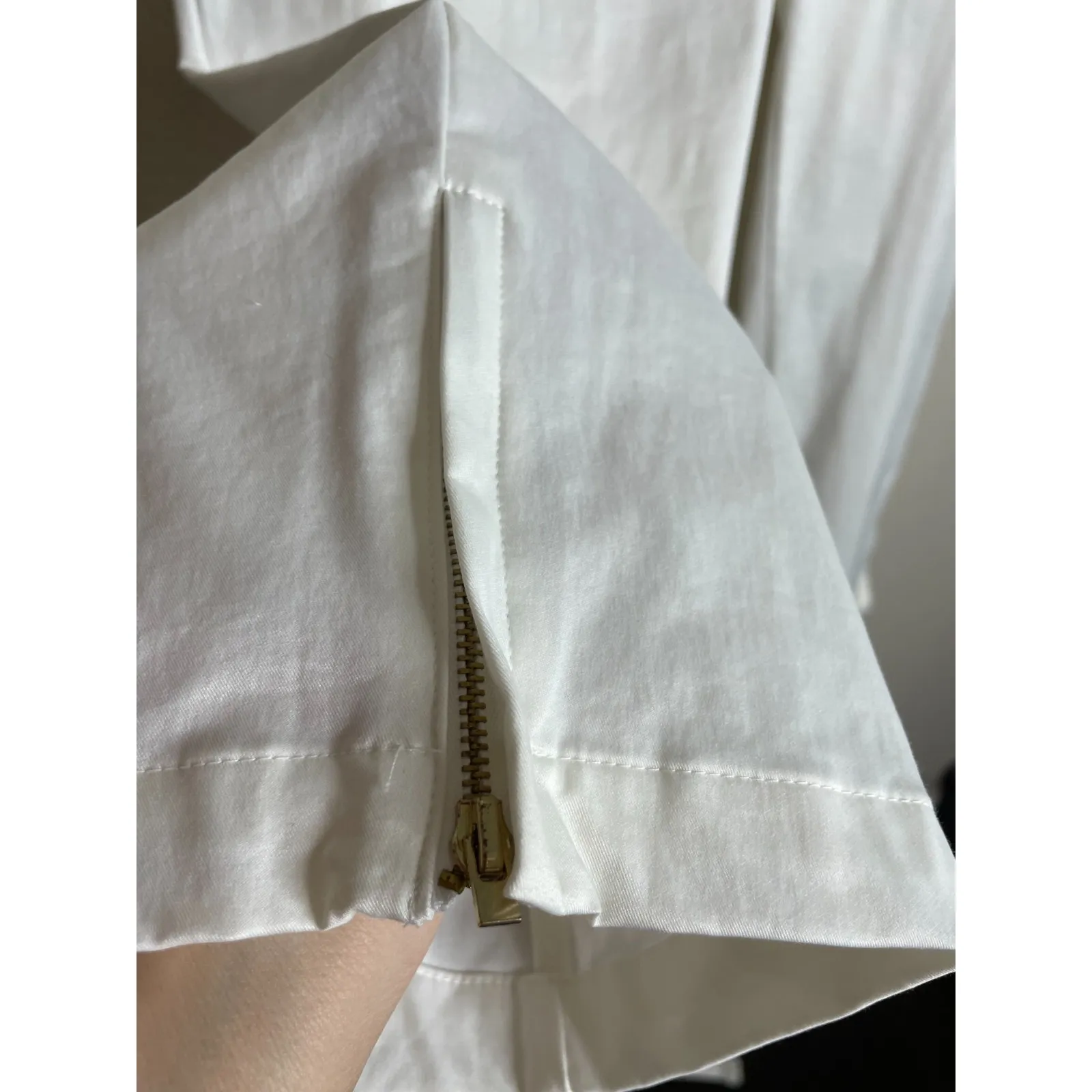 Chicos Zenergy Womens‎ 2.5 US Large White Pants Leg Zipper Preppy Nautical Beach - Image 4