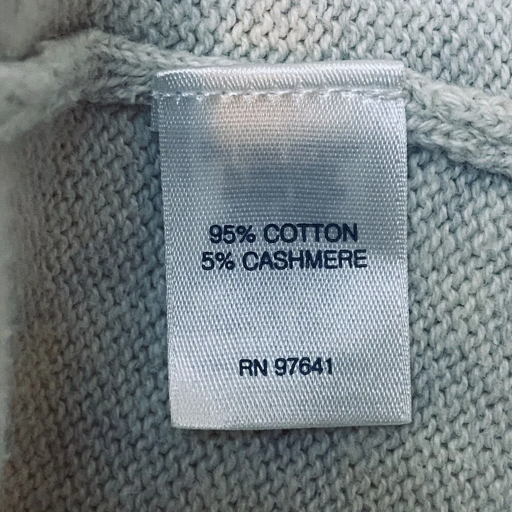 J Jill Pure Jill Oatmeal V Neck Long Sleeve Pullover Minimalist Cozy Sweater L Size L - Image 4