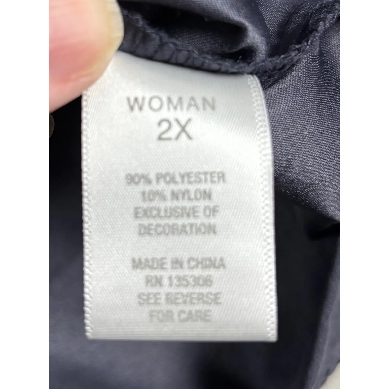 Westport 1962 NOW Navy Blue LIghtweight Zip Up Drawstring Rain Jacket 2X $54 NEW - Image 10