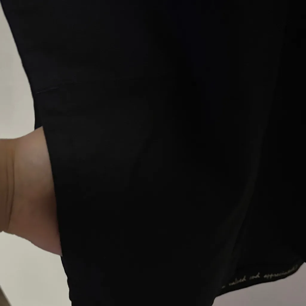 Healing Hands Black Scrub Top Only - Image 3