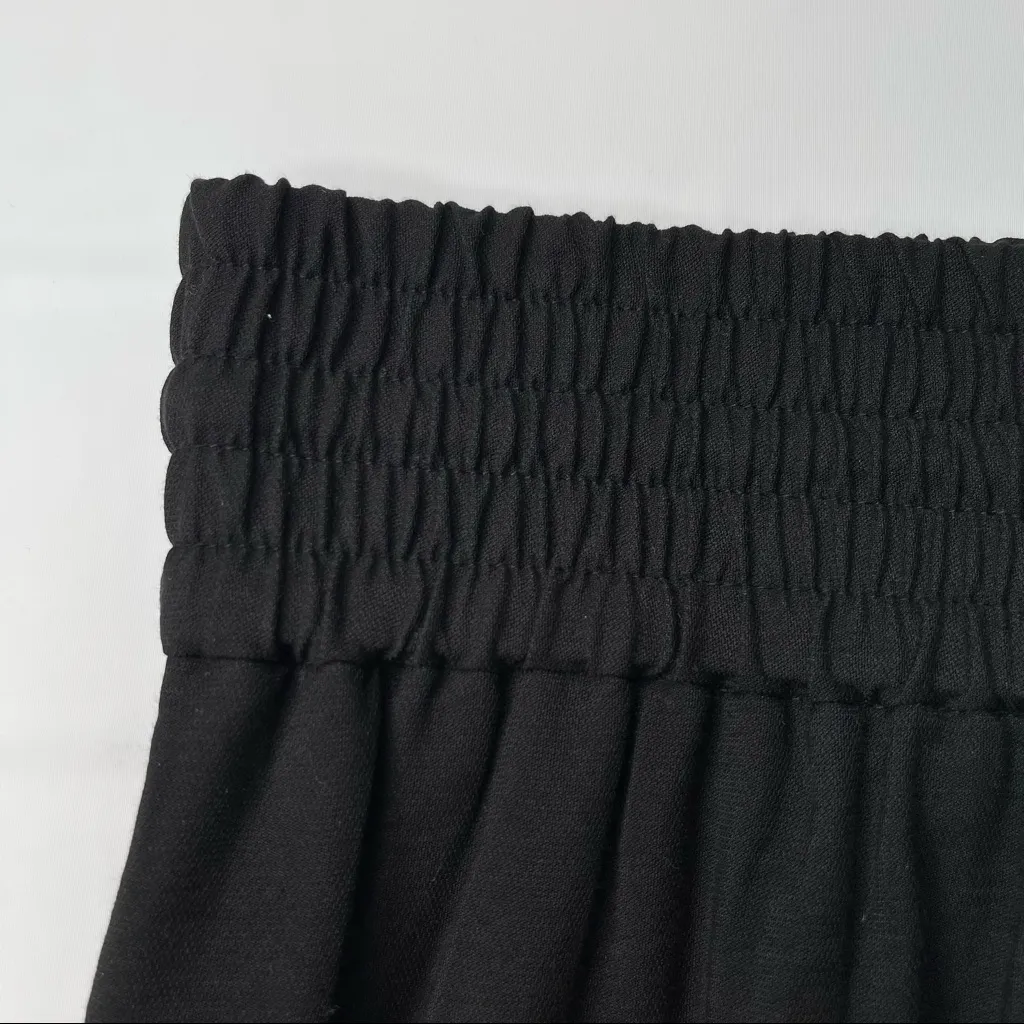 NWT Open Edit Wide Leg Cuffed Pants Drawstring Waist - Image 5