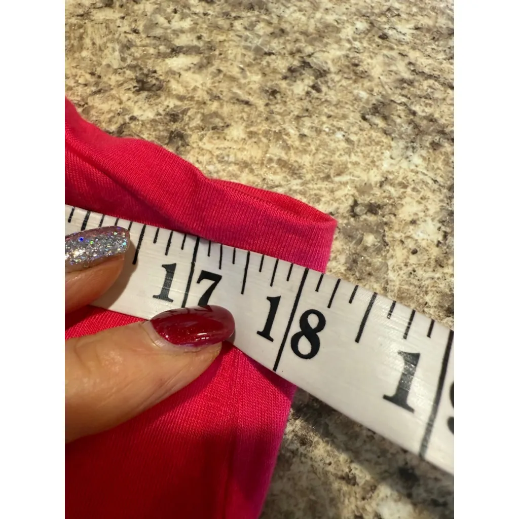 Women's Michael Kors Pink Layered Tank Top M - Image 8