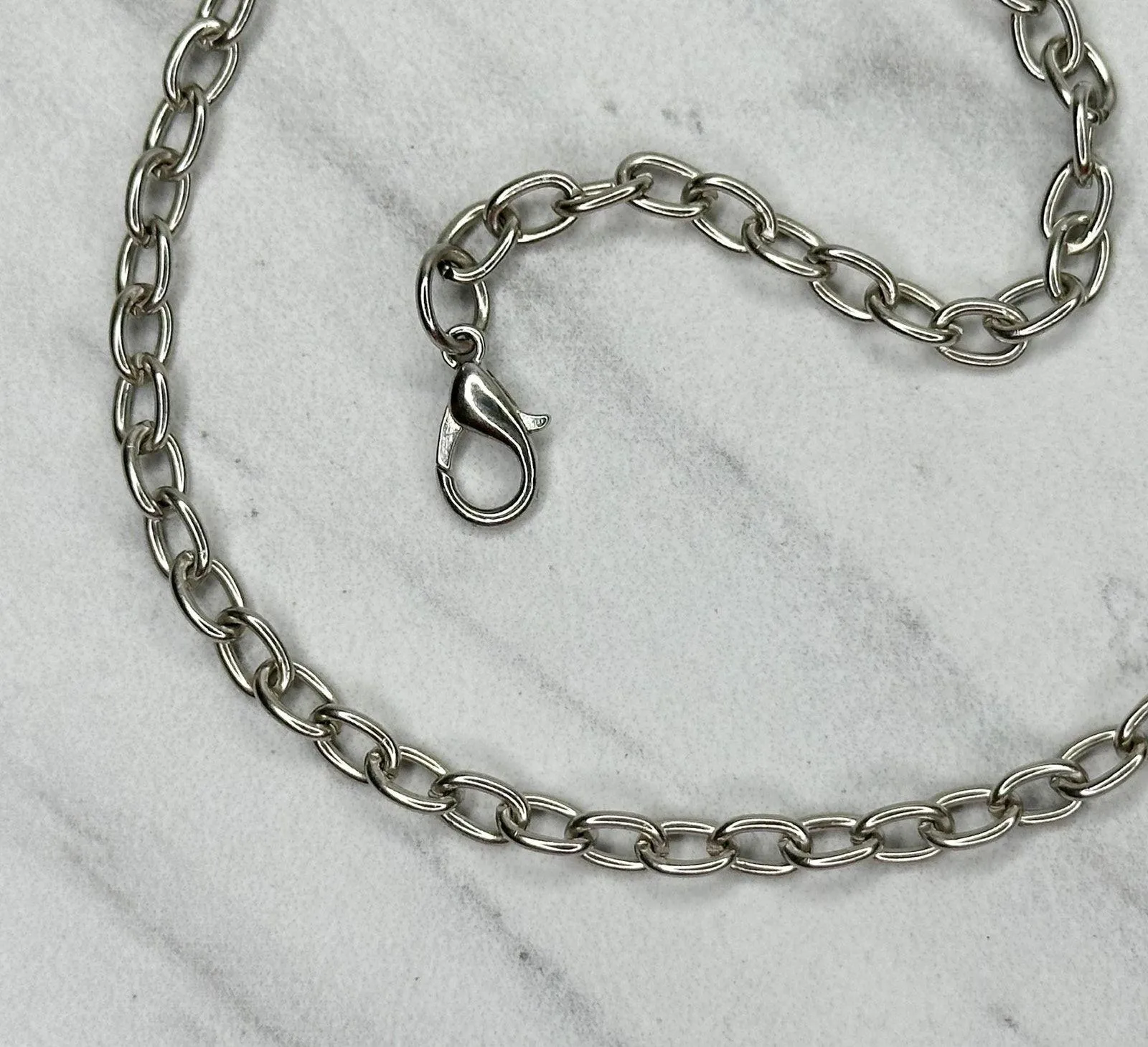 Skinny Dainty Silver Tone Chain Link Purse Bag Replacement Strap ✨ - Image 11