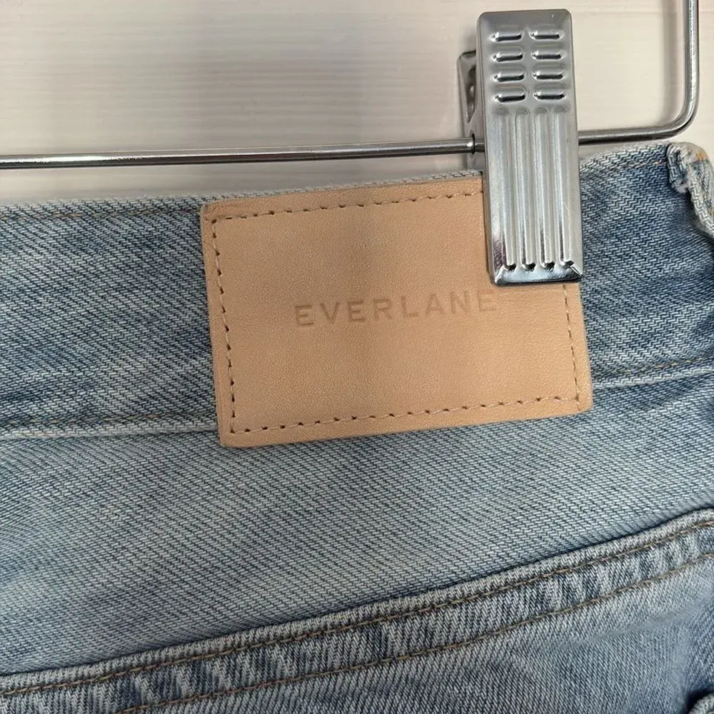 Everlane The Curvy 90’s Cheeky Straight Crop Blue Jeans Size 30 - Image 8