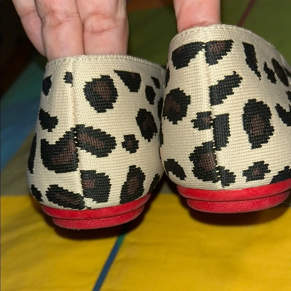 Kelly & Katie Black and White Leopard Flats - Image 2