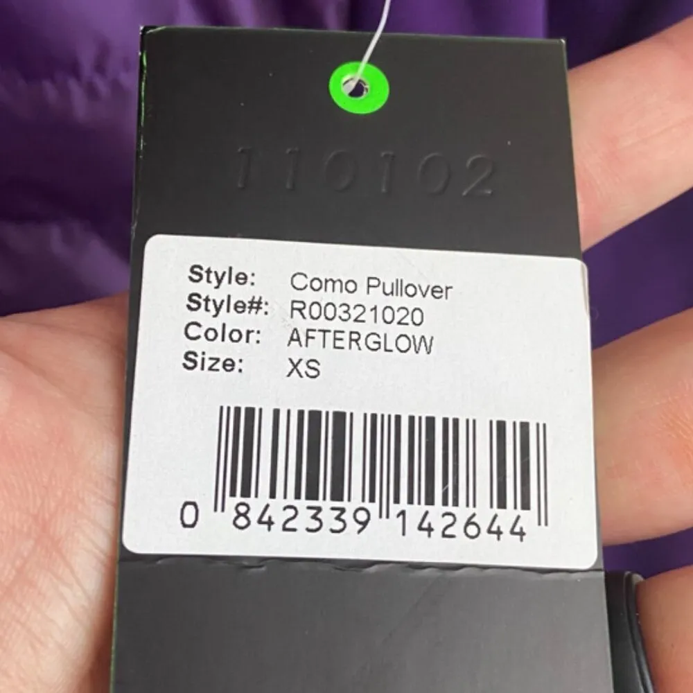 NWT Armada After Glow Purple Como Pullover Full Zip Jacket Size XS - Image 8