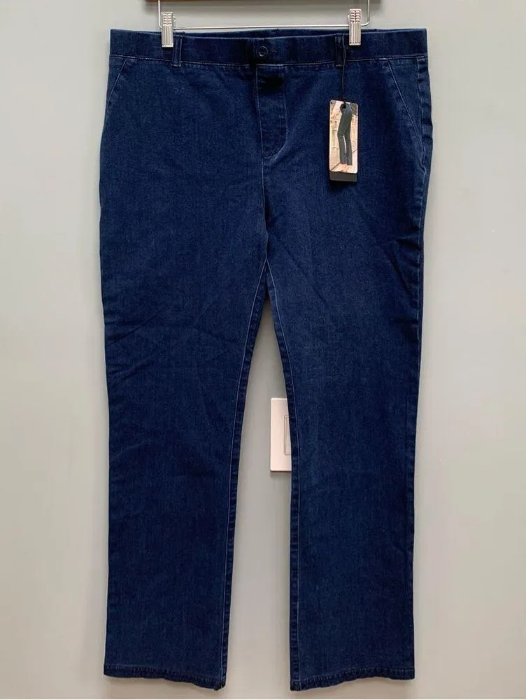 Betabrand Dress Pants Yoga Jeans Blue XXL - Image 2