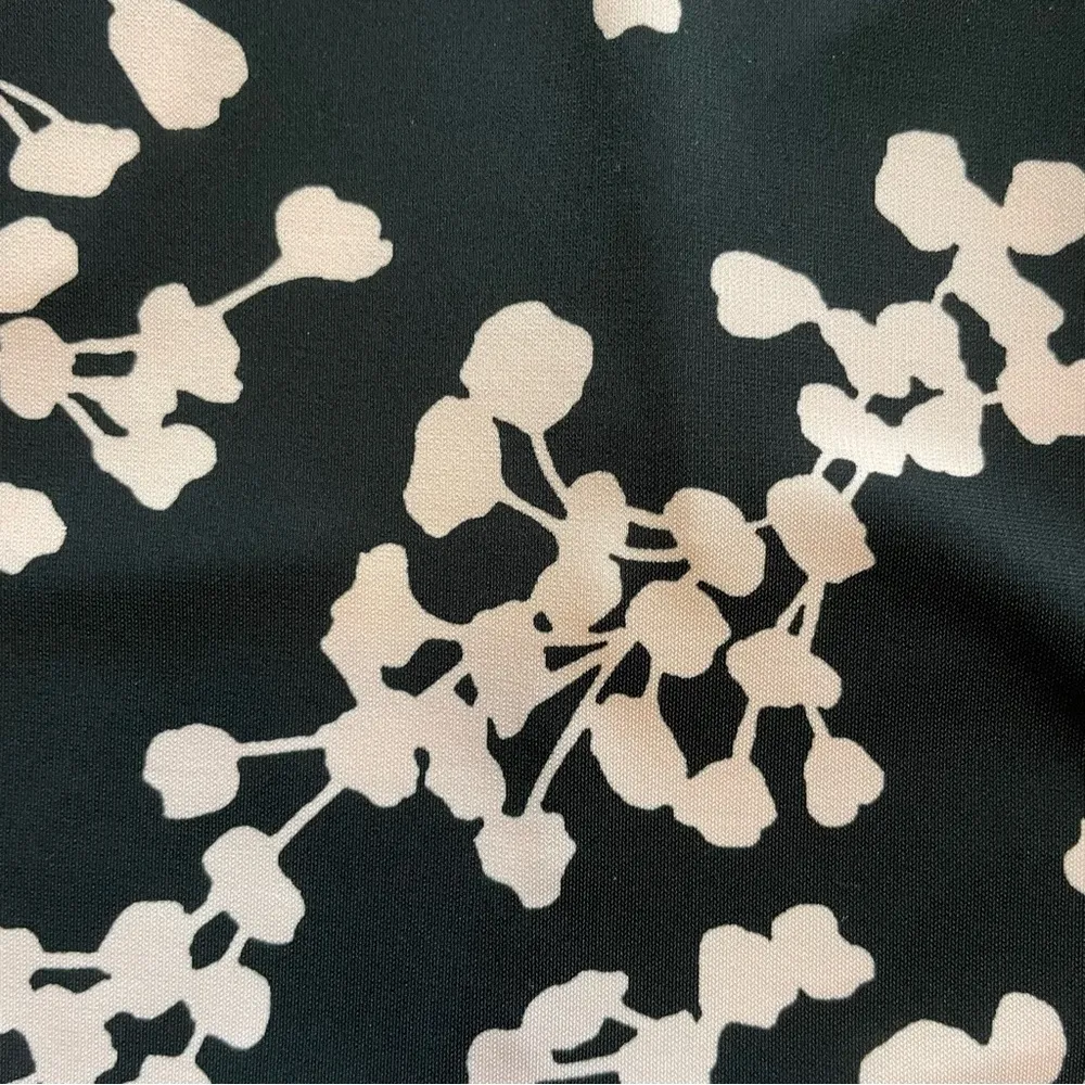 Talbots Cherry Blossom Sakura Floral Printed A-Line Circle Skirt Midi Dress PS - Image 2