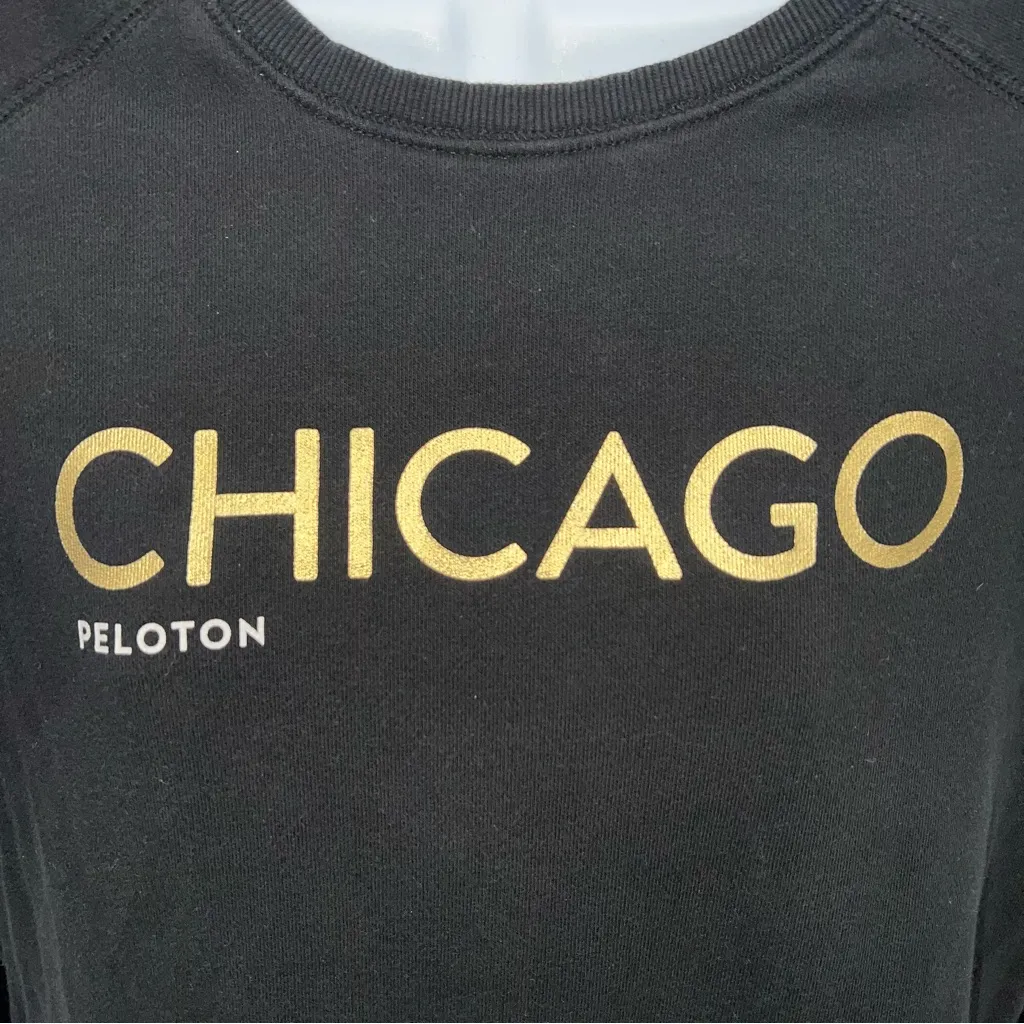 Peloton Black Chicago Women's Crew Neck Sweater - Image 3