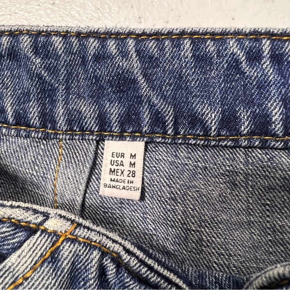 Zara Trafaluc Dark Wash Denim Mini Skirt - Image 11