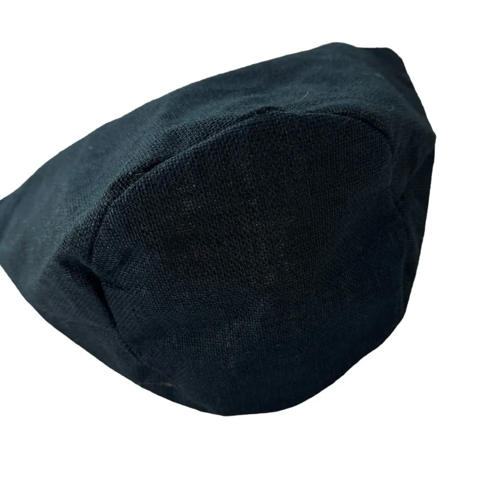 Buckhead Betties Jute Tote Shoulder Bucket Bag Black with Khaki NWT - Image 4