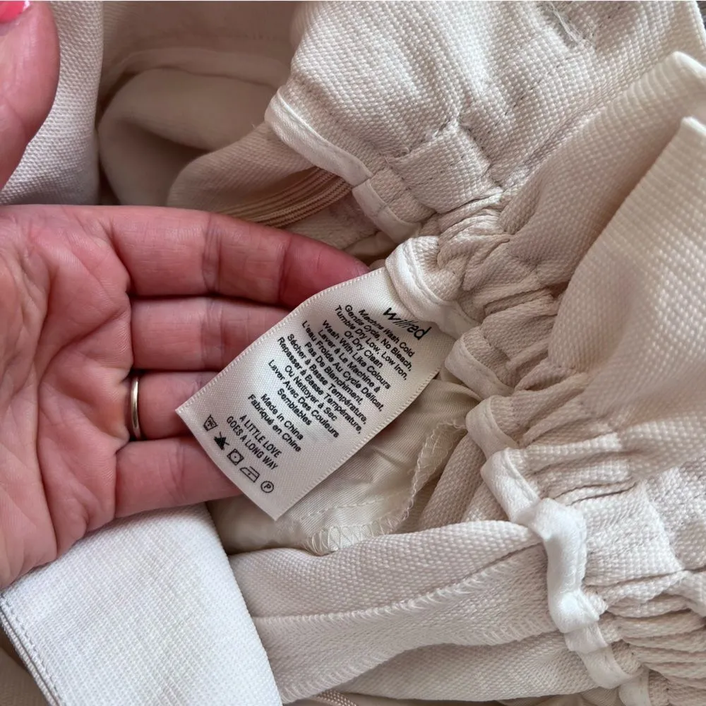 Aritzia Wilfred new paper bag waist shorts women’s‎ size 00 - Image 9