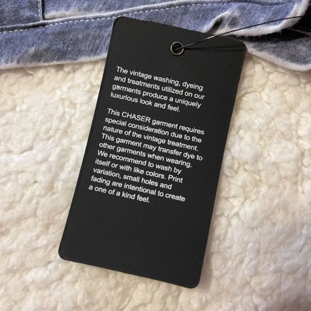 Chaser Distressed Long Sleeve Shirt NWT - Image 8