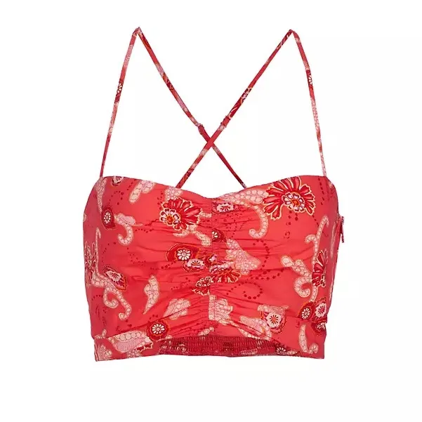A.L.C.
Arit Paisley Crop Top - Image 8