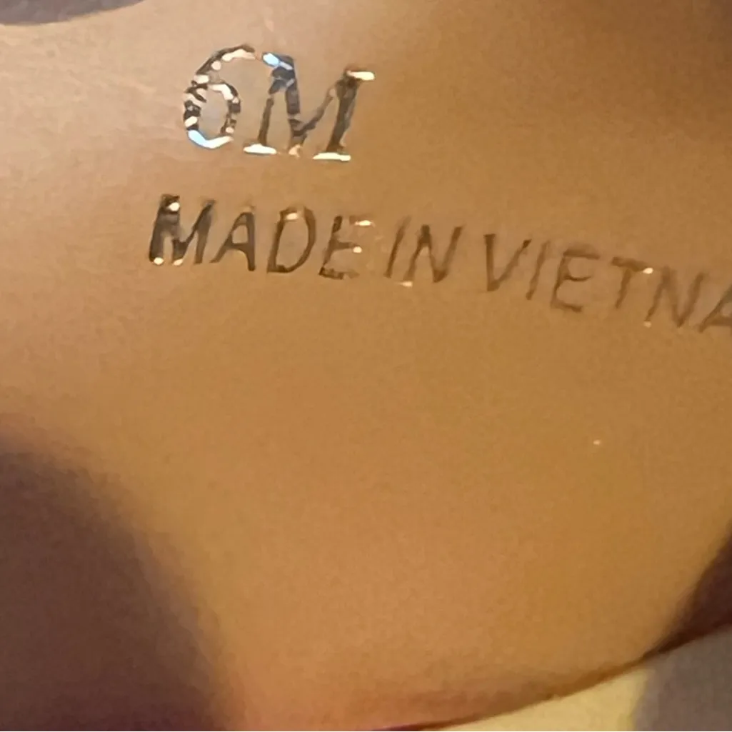 Lisa Vicky Notice Mary Jane Platform‎ Pump Metallic Pink Finish Women's Size 6 M - Image 13