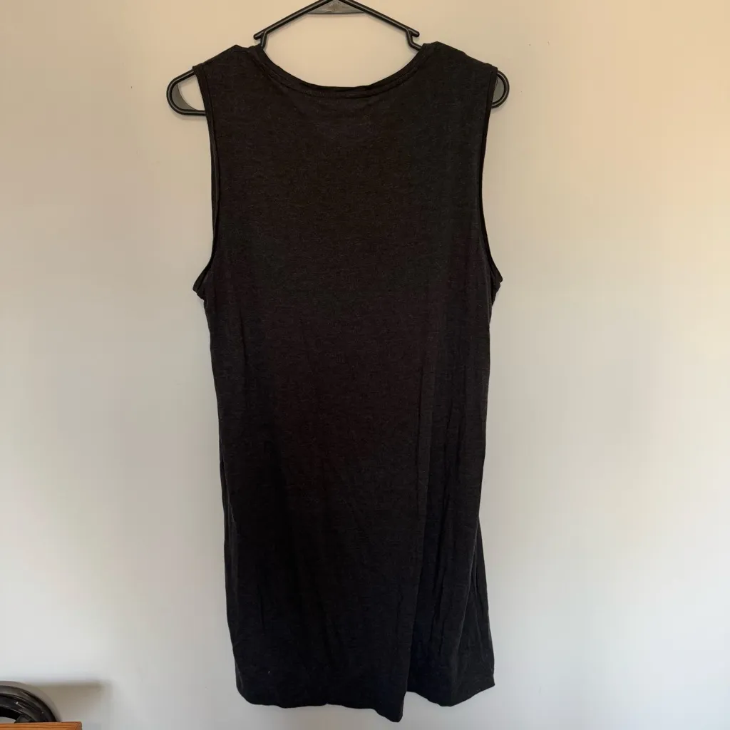Everlane Lyocell Tank Dress Grey - Image 7