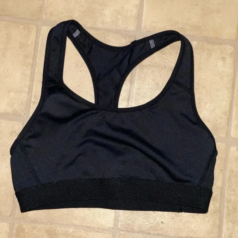 Champion Women Athletic Black Sports Bra power core size S - Image 3