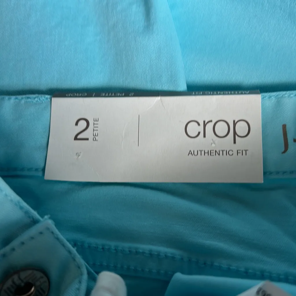 3/$15 J. JILL nwt blue crop pants Size 2P - Image 4