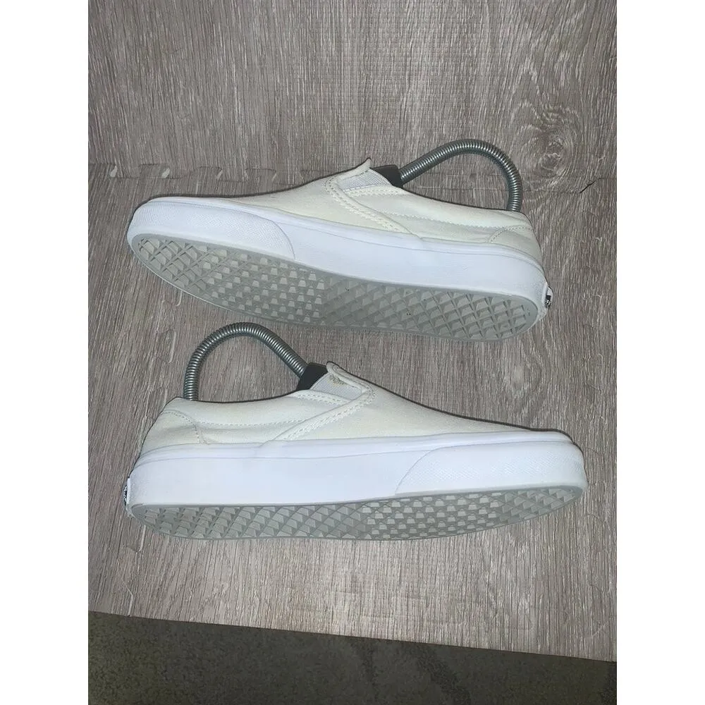 Vans Classic Slip-On Unisex Shoes White Women's Size 6 Casual Skate‎ Sneakers - Image 5
