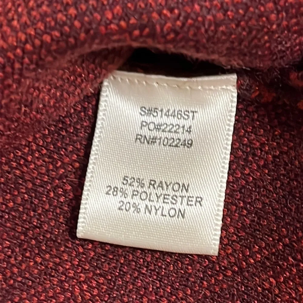 Skies are blue Stitch Fix Everyday knit mini sweater burgundy skirt, size large - Image 8