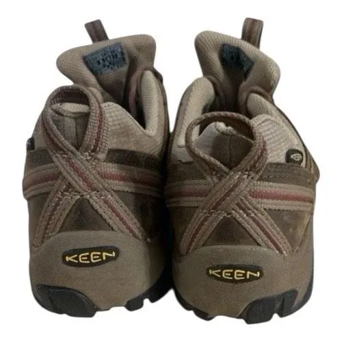 Keen Voyageur Brown Leather Hiking Shoes Women Size 9 Outdoor Boots Vented - Image 6