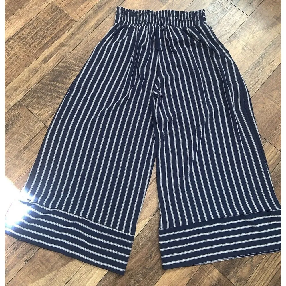 MISA los angeles nikola striped culottes designer revolve boho wide leg spring - Image 9