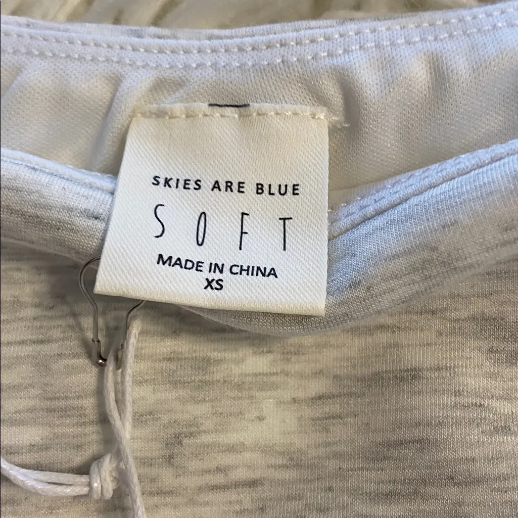 Skies Are Blue Light Gray Skater Skorts size XS brand new length 15” waist 26” - Image 7