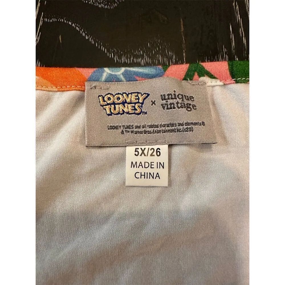 Looney Tunes x Unique Vintage Bugs Bunny Floral Print T - Image 8