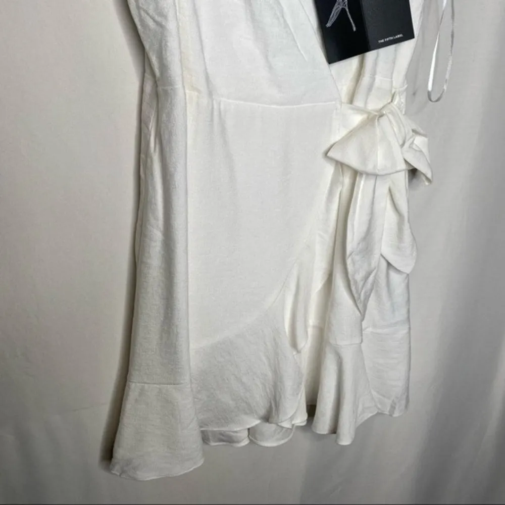 NWT The Fifth Label Soulmate Wrap Dress in Ivory - Image 4