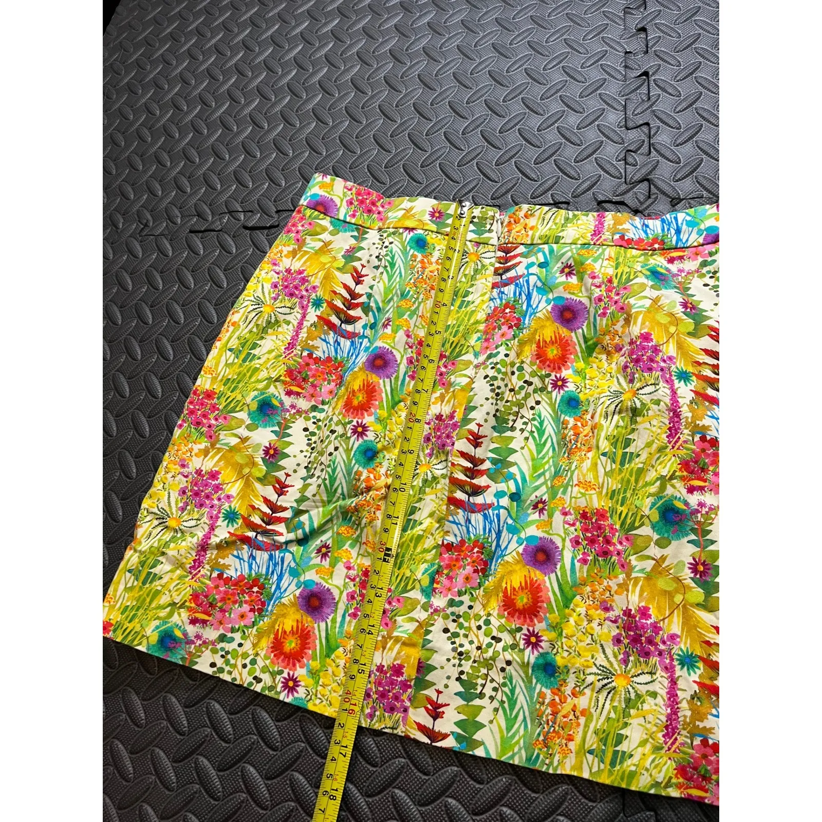 J. Crew Liberty Sz 2 London Tresco Floral Print Fabric Postage Stamp Mini Skirt - Image 6