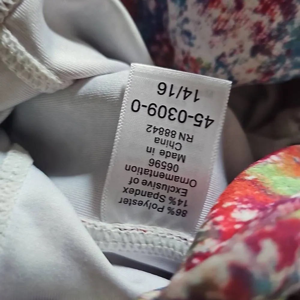 Full Beauty Sport, Joggers, Workout, Activewear pants, leggings. Size 14/16. Col White - Image 4