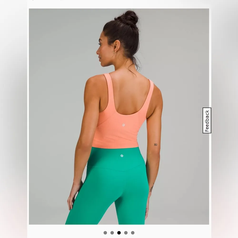 NWT lululemon Align™ Ribbed Tank / sunny Coral / 4 - Image 3