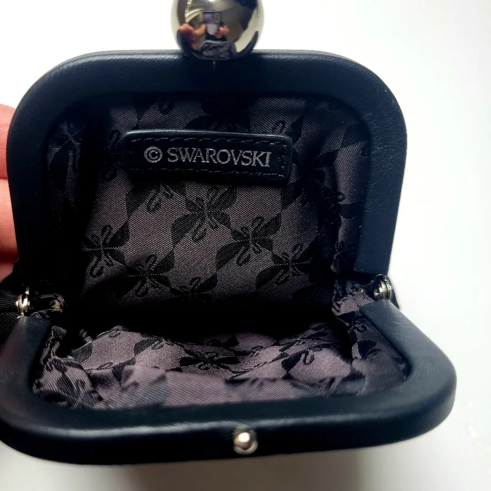 Swarovski black Monroe frame coin purse - Image 4