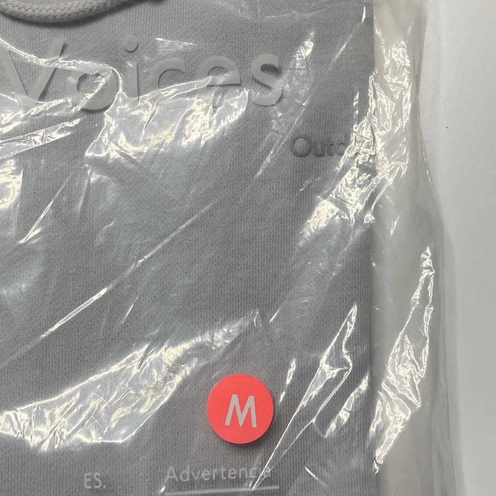 Outdoor Voices Soft Cotton Oversized Hoodie Dove / Bone Size Medium - Image 3