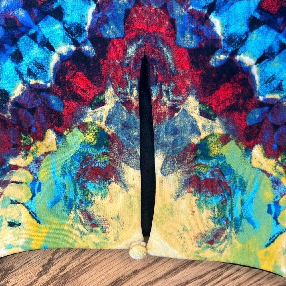 Bisou Bisou | The Dye Rose Print Lined Crop Tank Size L - Image 7