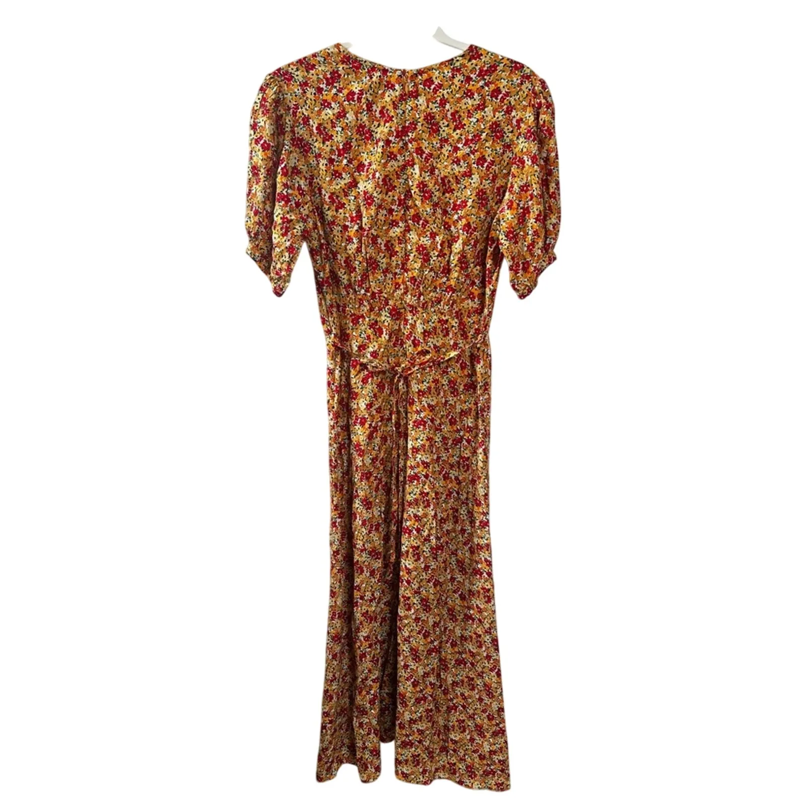 Faithfull the Brand Bellavista Midi Dress La Gomera Print Medium EUC Cottagecore - Image 6