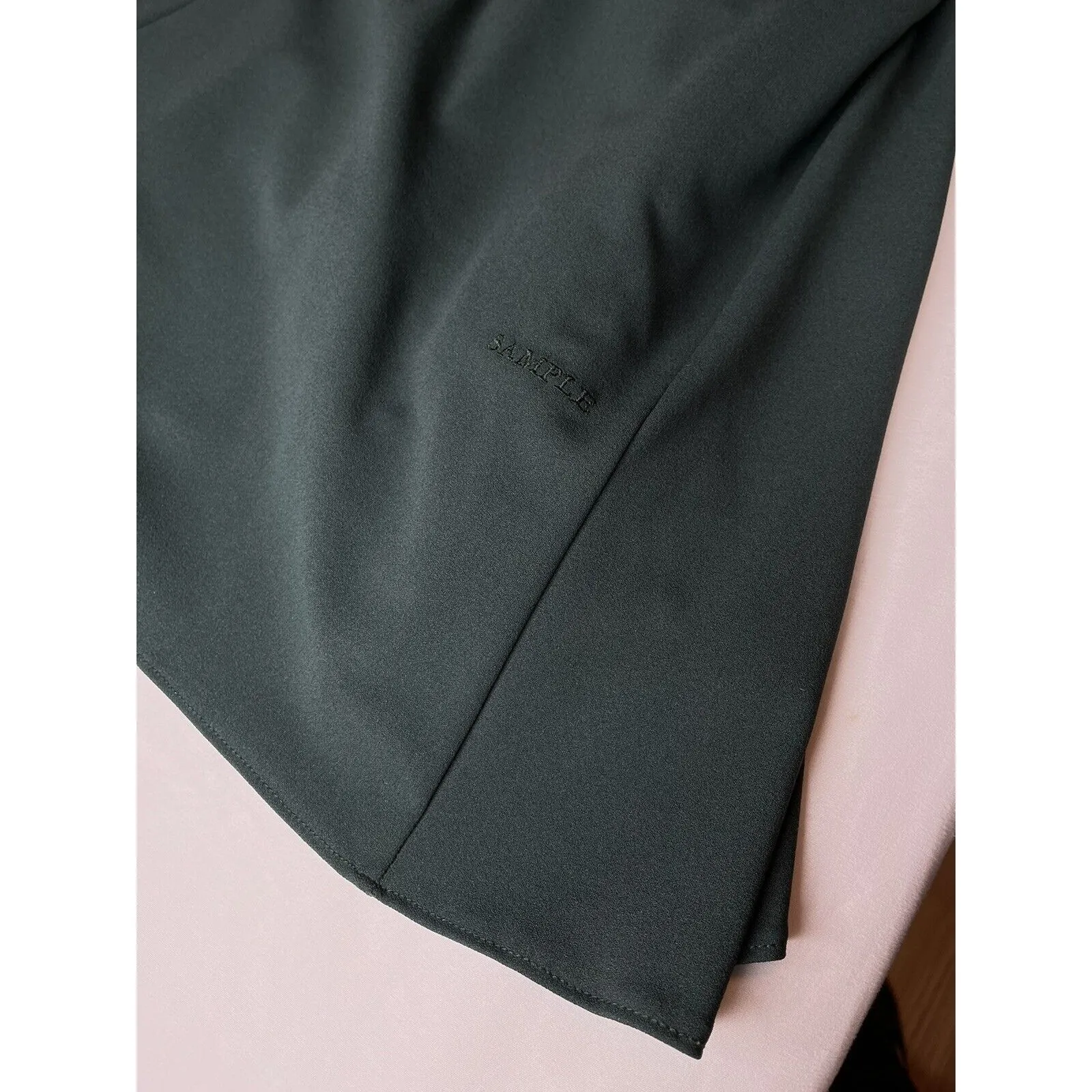 Bill Levkoff Size 14 Hunter Green Bridesmaid‎ Dress Prom Formal SAMPLE Empire - Image 4