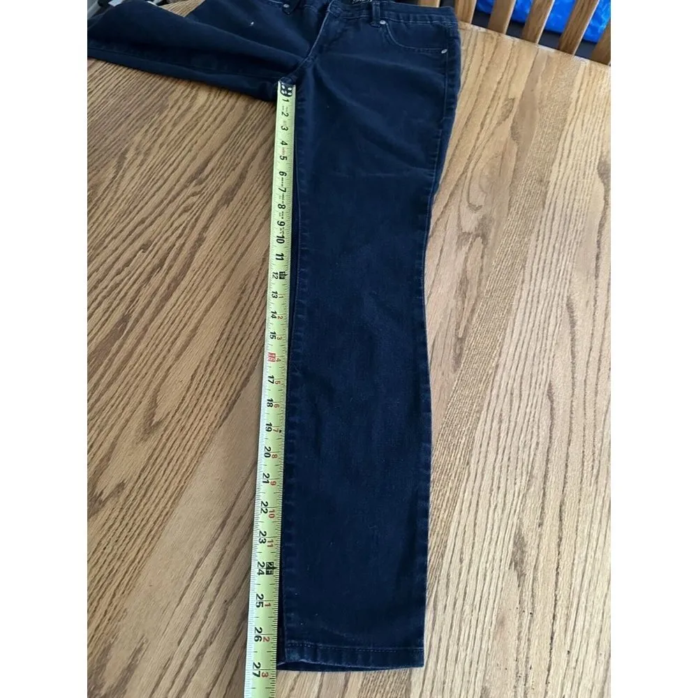 Nine West Cigarette Skinny Leg Jeans Womens Size 4R /27 Blue Stretch Denim Pants - Image 5