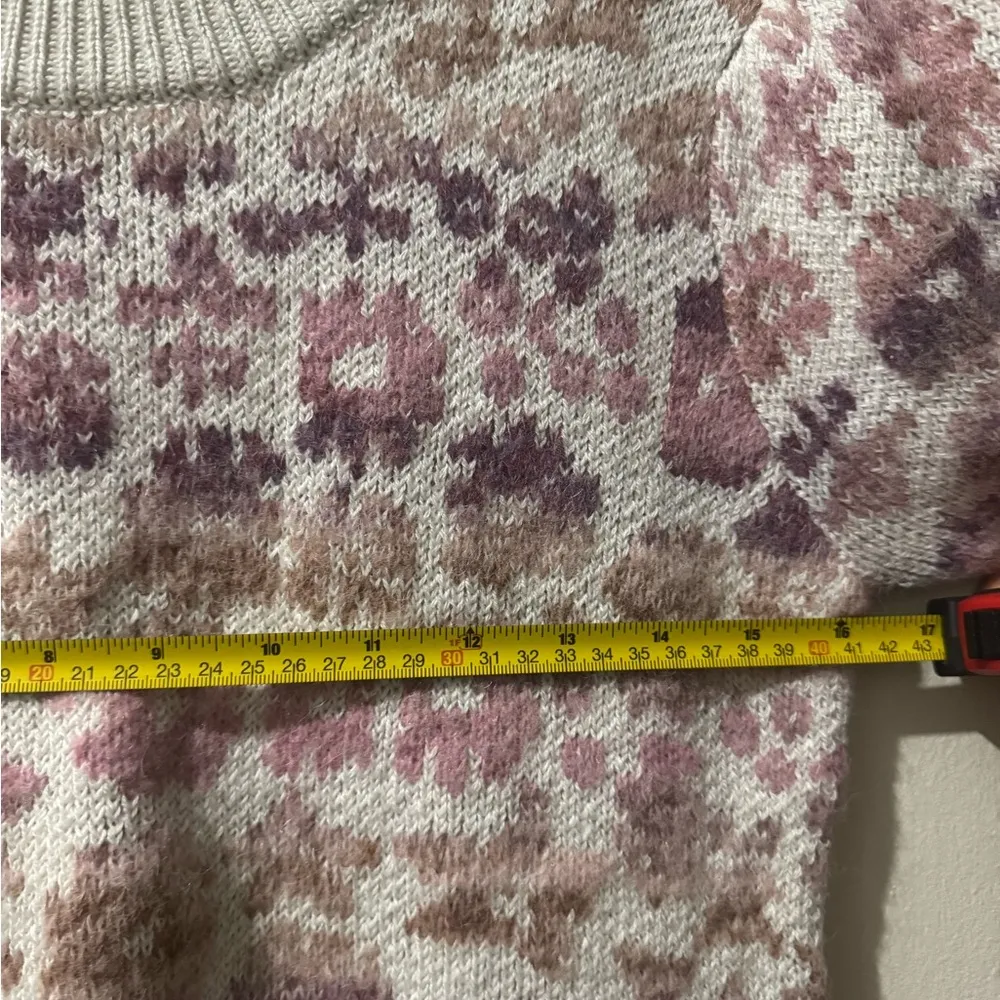 LOVESHACKFANCY Kirsten Pullover Sweater in Stardust Fantasy size XS - Image 4