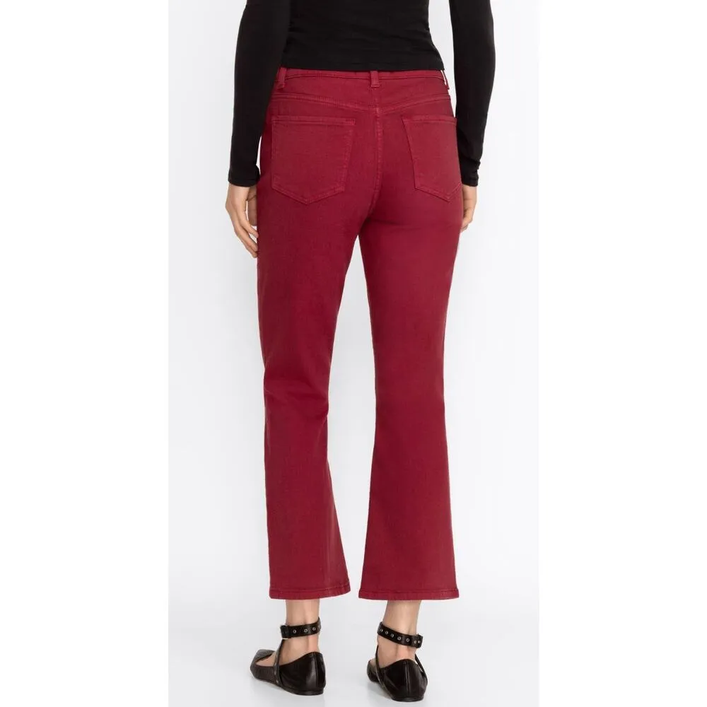 New Johnny Was Marseille Baby Boot Jeans JW1011CN8 Size 32 Cranberry - Image 4