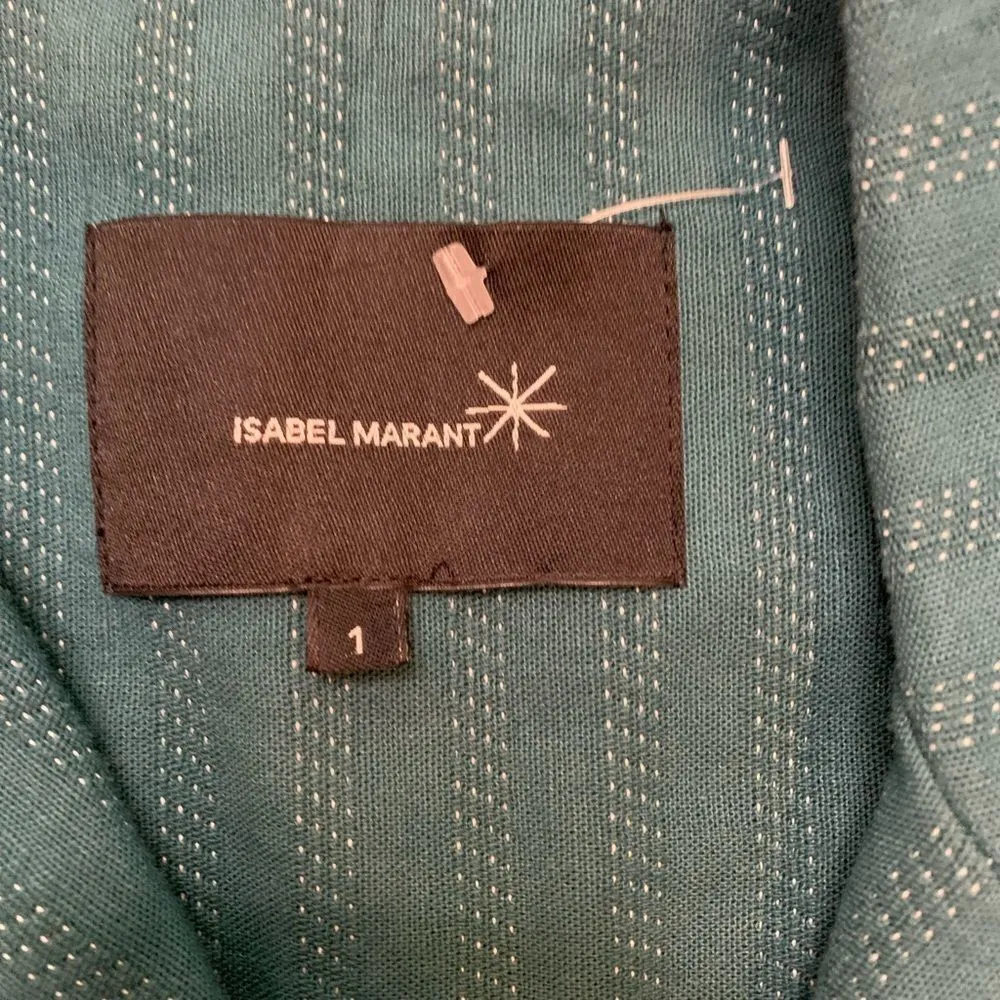 Isabel‎ Marant Darker Teal Jacket size Small ( designer 1) - Image 7