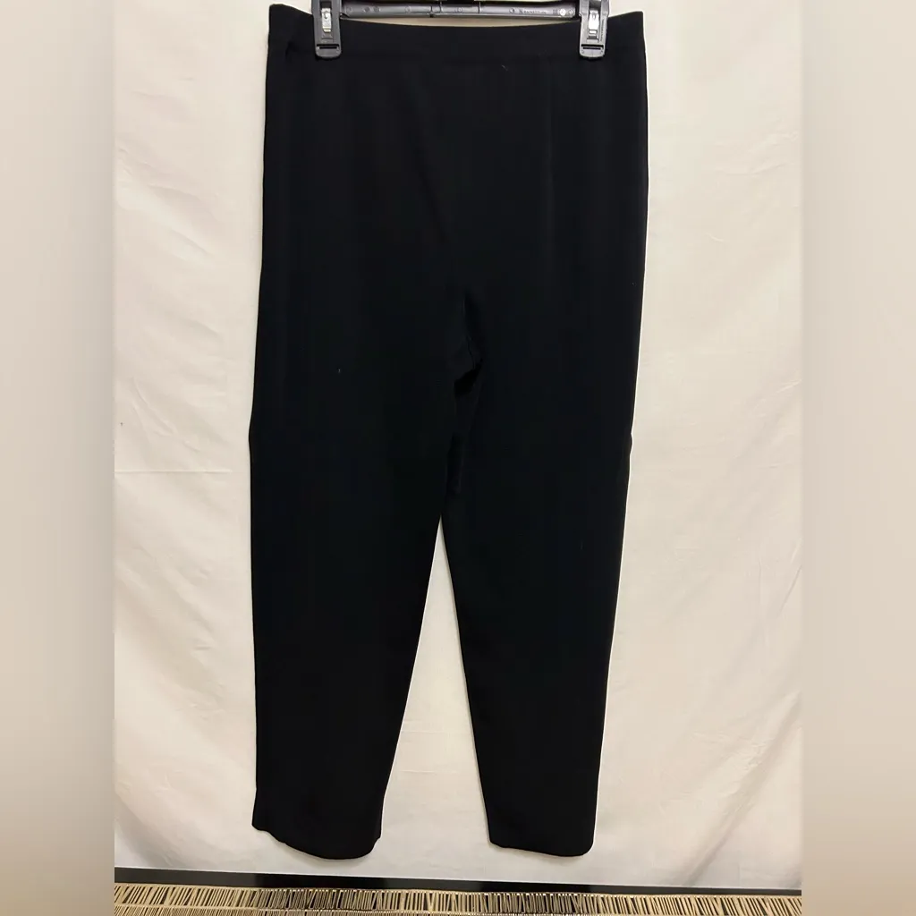 Exclusively MISOOK Womens‎ Black Pull On Straight Leg Pants Size Large - Image 4